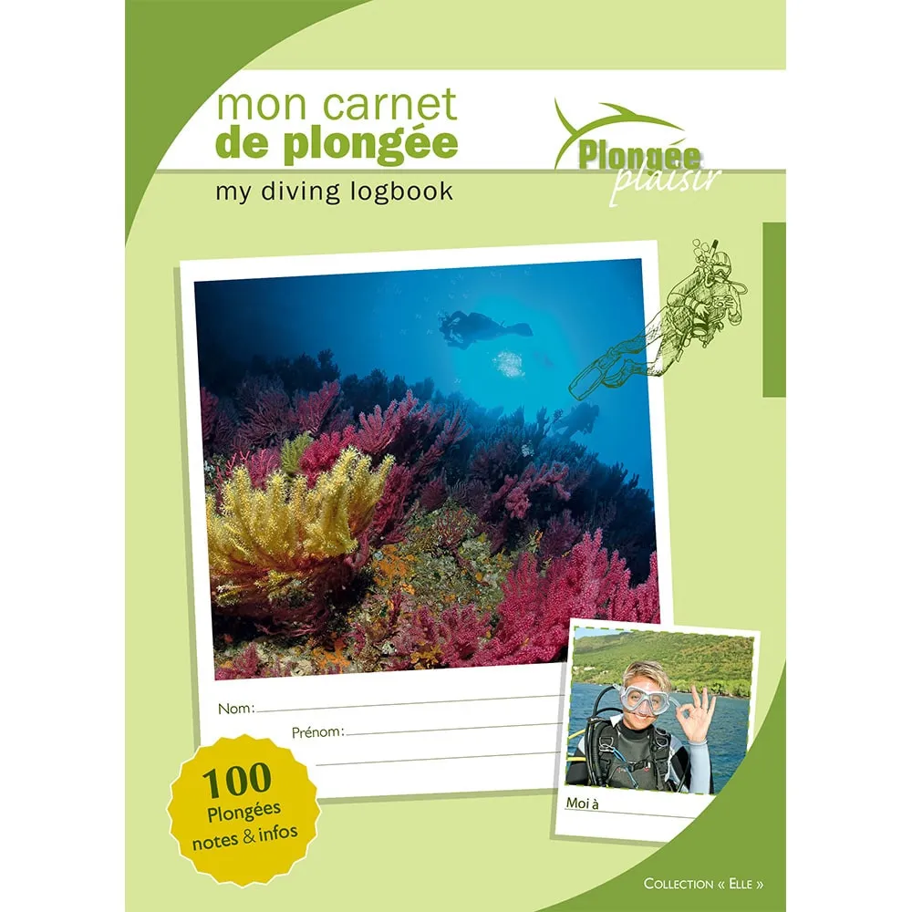 [GEN-CAR-PLO] CARNET DE PLONGEE ELLE